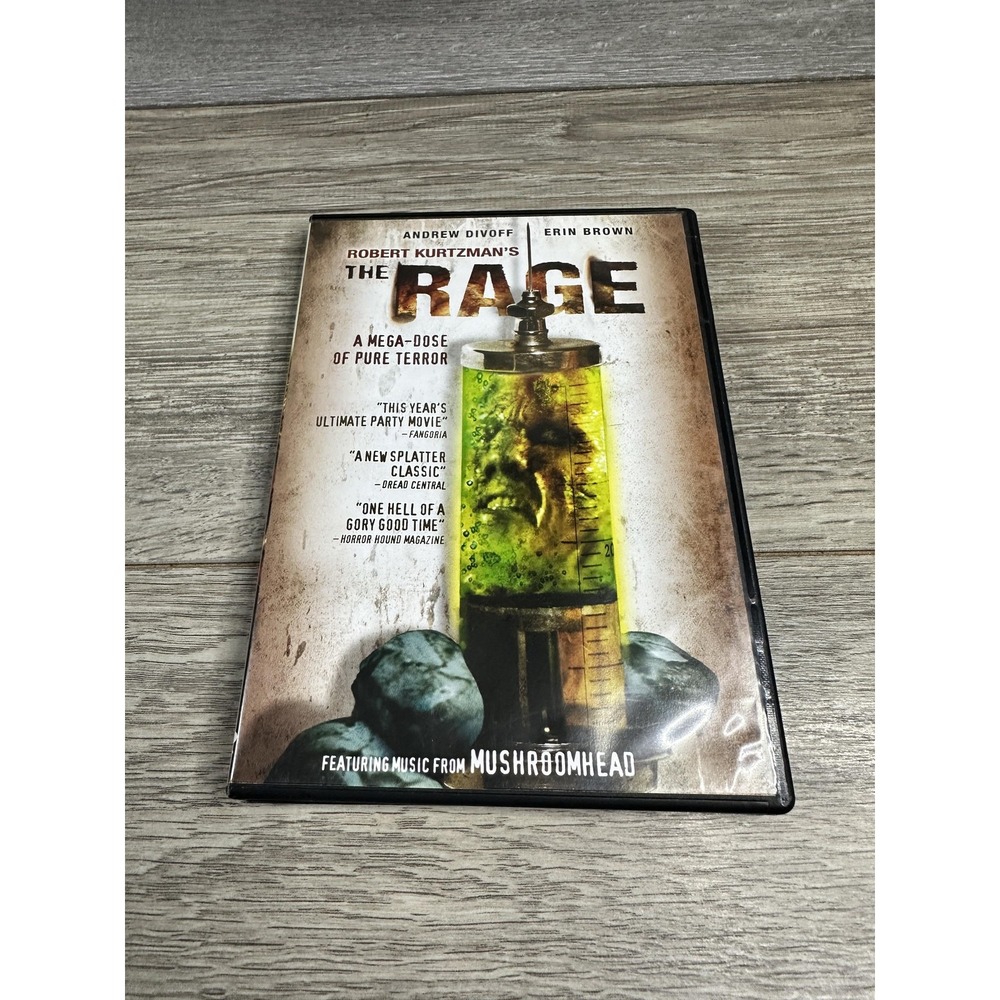 The Rage DVD Robert Kurtzman Andrew Divoff Erin Brown Horror Movie Widescreen R